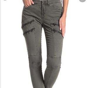 NWT Blank nyc denim sz 26 zip pocket utility pant